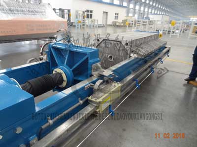 自動拉板鋁合金壓濾機